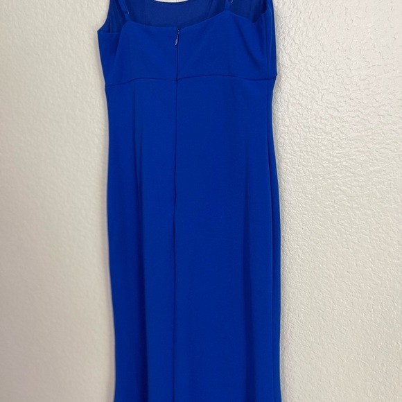 NWOT Modern Sensation Royal Blue Scoop Neck Mermaid Maxi Dress - Picture 7 of 10